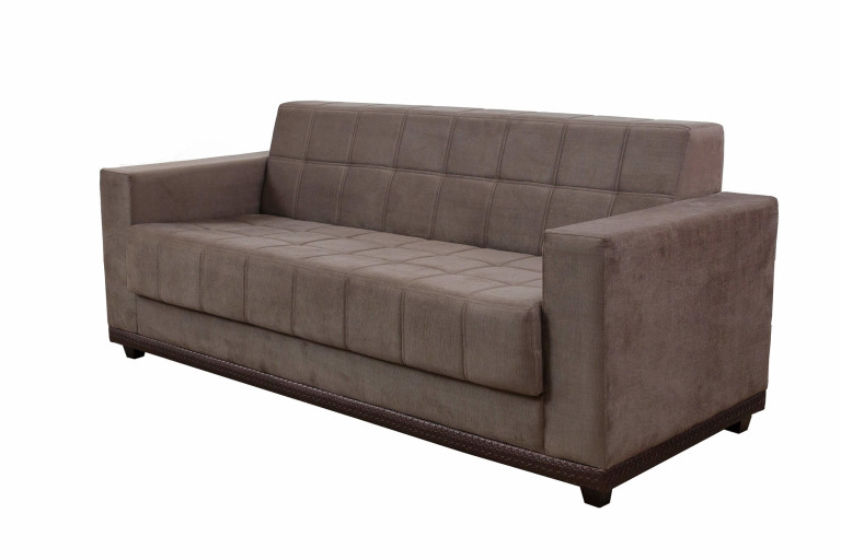 Sofá Denver com detlhe em palha sentética Zieto